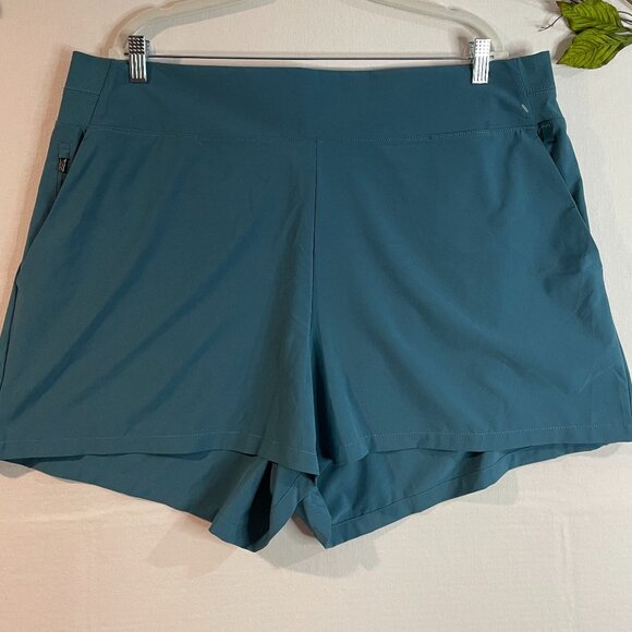 ATHLETA Brooklyn Bermuda Hiking Shorts Zip Pockets Size 20 New Without Tags - Picture 4 of 13